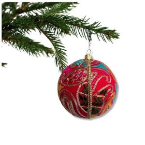 Aditi Bauble – Hot Pink Eco-Friendly Ornament