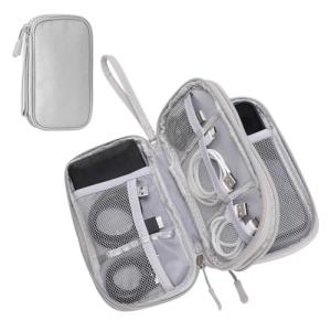 Compact Travel Cord Organizer Pouch for Tech Essentials