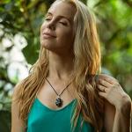 AYANA Moss Agate Healing Crystal Pendant Necklace