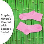 Zemy® Women's Eco-Friendly Bamboo Diabetic Socks 6-Pack