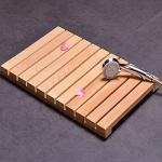 Eco-Friendly Luxury Wood Bath Mat for Spa Vibes