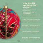 Aditi Bauble – Hot Pink Eco-Friendly Ornament