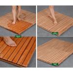 Bamboo Bath Mat - Quick Drying and Eco-Friendly