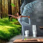 Eco-Friendly Luxury Wood Bath Mat for Spa Vibes