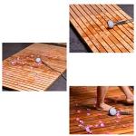 Eco-Friendly Luxury Wood Bath Mat for Spa Vibes