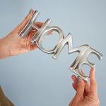 Recycled Metal 'HOME' Sign | Fair Trade Decor