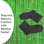 Zemy® Eco-Friendly Bamboo Socks for Women - 6-Pack