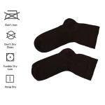 Zemy Eco-Friendly Bamboo Diabetic Ankle Socks - 4-Pack