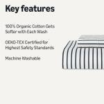 Organic Cotton Reversible Toddler Duvet Cover Set