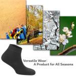 Zemy® Eco-Friendly Bamboo Ankle Socks 6-Pack