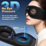 Bluetooth Sleep Mask with Headphones for Ultimate Comfort