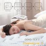 EHEYCIGA Gel Memory Foam Mattress Topper 3cm