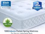 Adjusta Pocket Mattress for Electric Beds - 8-Inch