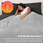 Brentfords 6kg Teddy Fleece Weighted Blanket