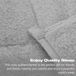 Brentfords 4kg Weighted Teddy Fleece Blanket