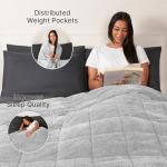 Brentfords 4kg Weighted Teddy Fleece Blanket