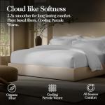 Eucalyptus Super King Fitted Sheet – Light Grey