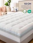 ELEMUSE King Dual-Layer Memory Foam Mattress Topper
