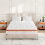 TeQsli 10 Inch Gel Memory Foam Double Mattress