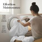 Eucalyptus Super King Fitted Sheet – Light Grey