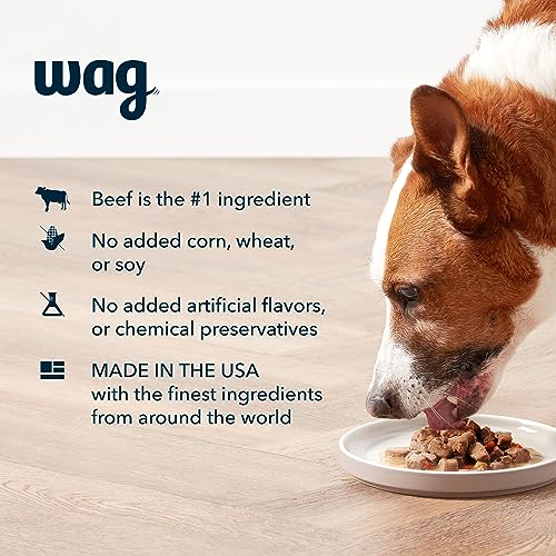 Wag Beef & Chicken Pate Canned Dog Food 12-Pack