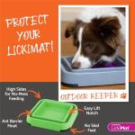 LickiMat Outdoor Dog Feeding Station for Treats