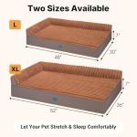 Extra Thick Orthopedic Dog Bed for Seniors