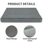 AUPETEK Heated Orthopedic Pet Bed for Cats & Dogs