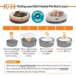 K&H Heated Pet Bed for Cats and Small Dogs