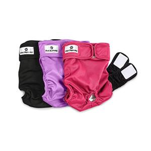 Washable Dog Diapers for Female Dogs (3-Pack)