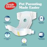 Disposable Dog Diapers for Female Dogs, 30 Count