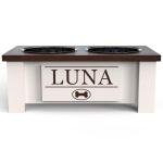 Elevated Dog Bowl Stand with Storage for Small Dogs