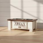 Elevated Dog Bowl Stand with Storage for Small Dogs