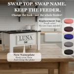 Elevated Dog Bowl Stand with Storage for Small Dogs