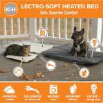 K&H Heated Orthopedic Outdoor Pet Bed 36x25in
