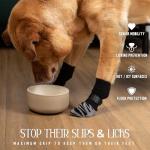 DOK TigerToes Non-Slip Dog Socks for Large Dogs