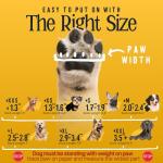 DOK TigerToes Non-Slip Dog Socks for Large Dogs