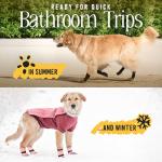 DOK TigerToes Non-Slip Dog Socks for Large Dogs