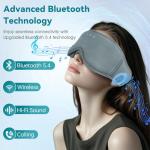 Musicozy Sleep Mask Headphones - 3D Bamboo Cotton