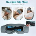 Musicozy Sleep Mask Headphones - 3D Bamboo Cotton