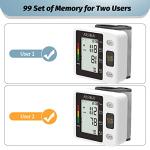 Automatic Wrist Blood Pressure Monitor with LCD Display