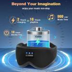 Bluetooth Sleep Mask Headphones for Restful Sleep