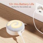 Dreamegg Portable White Noise Machine with Night Light