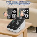 Large Cuff Blood Pressure Monitor with Heart Rate