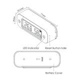 Smart WiFi Thermometer and Humidity Monitor, Alexa Compatible