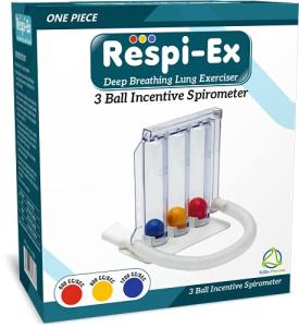 Deep Breathing Lung Exerciser with Incentive Spirometer