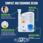 NIVJA Deep Breathing Lung Exerciser with Spirometer