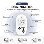 Sinocare Blood Sugar Monitor with 50 Test Strips