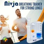 NIVJA Deep Breathing Lung Exerciser with Spirometer
