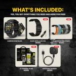 CARBINOX Edge Rugged Smart Watch with AMOLED Display